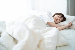 十分な睡眠時間を確保する