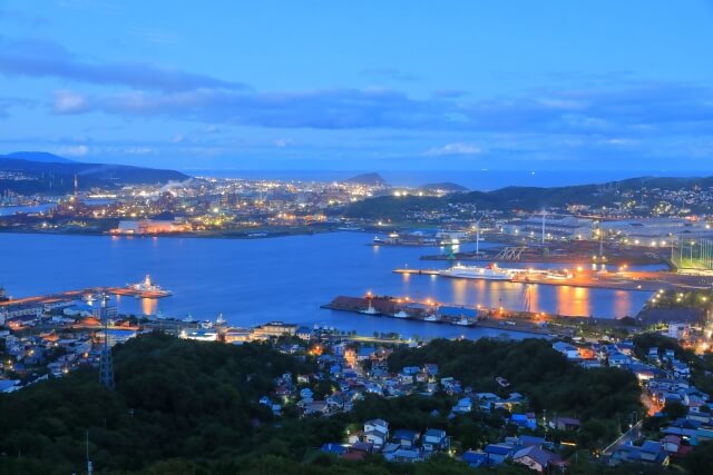 工場夜景が有名!